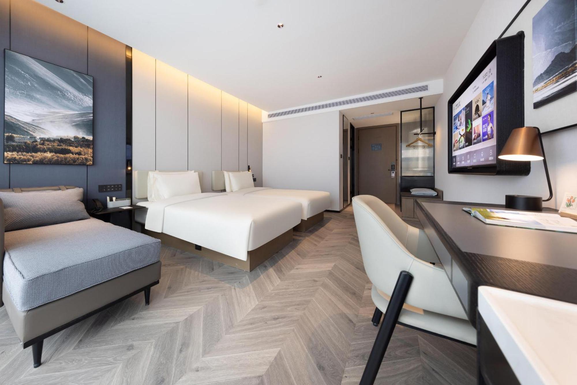 Atour Hotel Wuhan Chuhe Han Street Hongshan Plaza Exterior foto